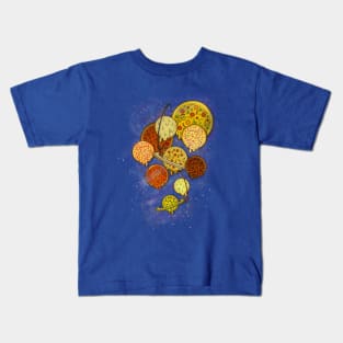 THE PLANETS OF PIZZA Kids T-Shirt